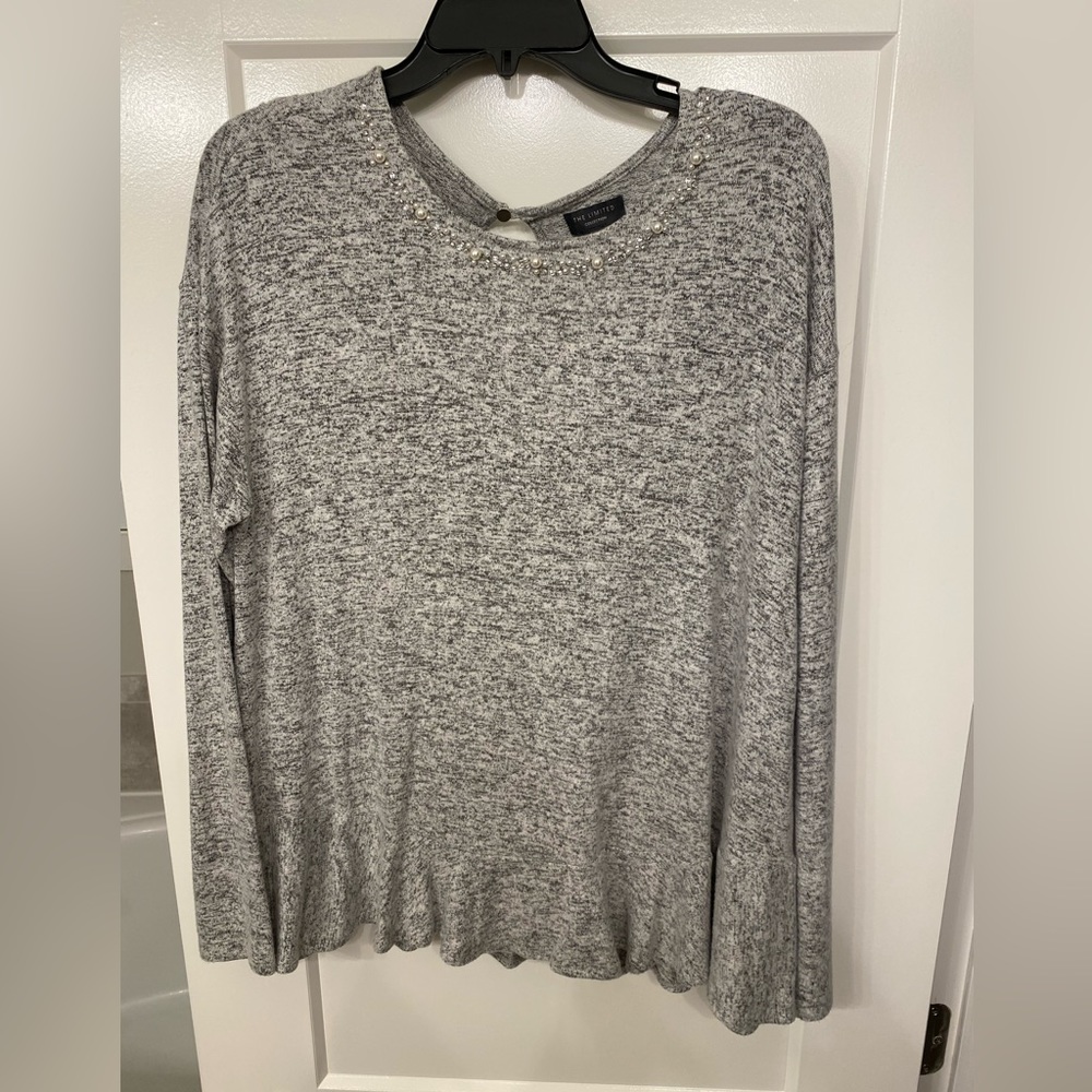 The Limited tunic (has a bit of peplum at the bottom of shirt)